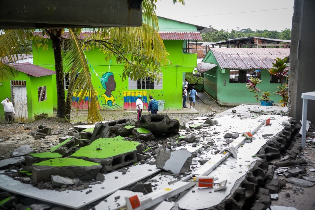 Se crea mesa técnica para atender a comunidades educativas afectadas por el terremoto